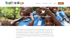 Desktop Screenshot of childofhopeuganda.org